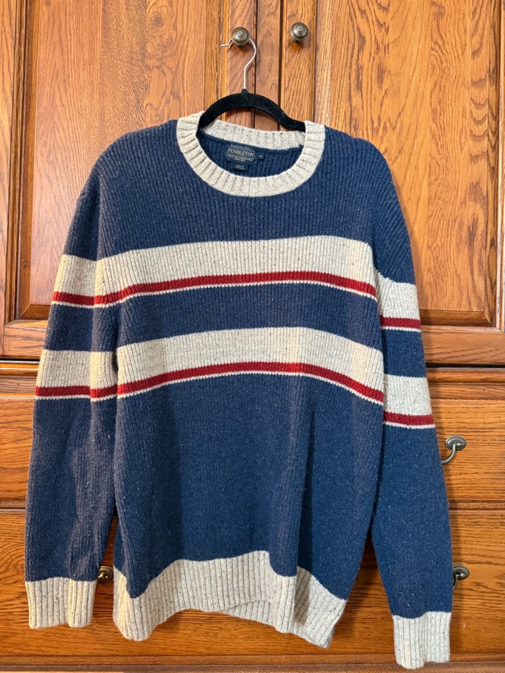 Pendleton Park Stripe merino sweater